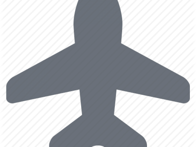 Plane Clipart Simple - Cross (640x480)