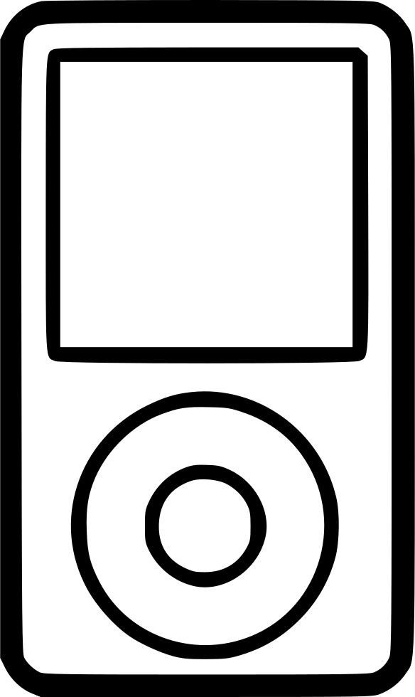 Kaffebønna Clipart Classic Clip Art Ipod Classic Clip - Ipod Classic Eps (584x980)