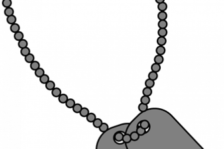 Dog Tags Clipart Dog Tag Clip Art - Clipart Military Dog Tags (450x300)