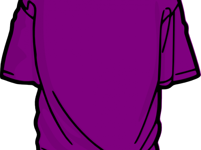 Purple Clipart Tshirt - T Shirt Clip Art (640x480)