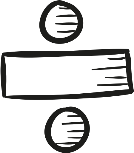 Division Mathematical - Signo De Dividir Vector (512x512)