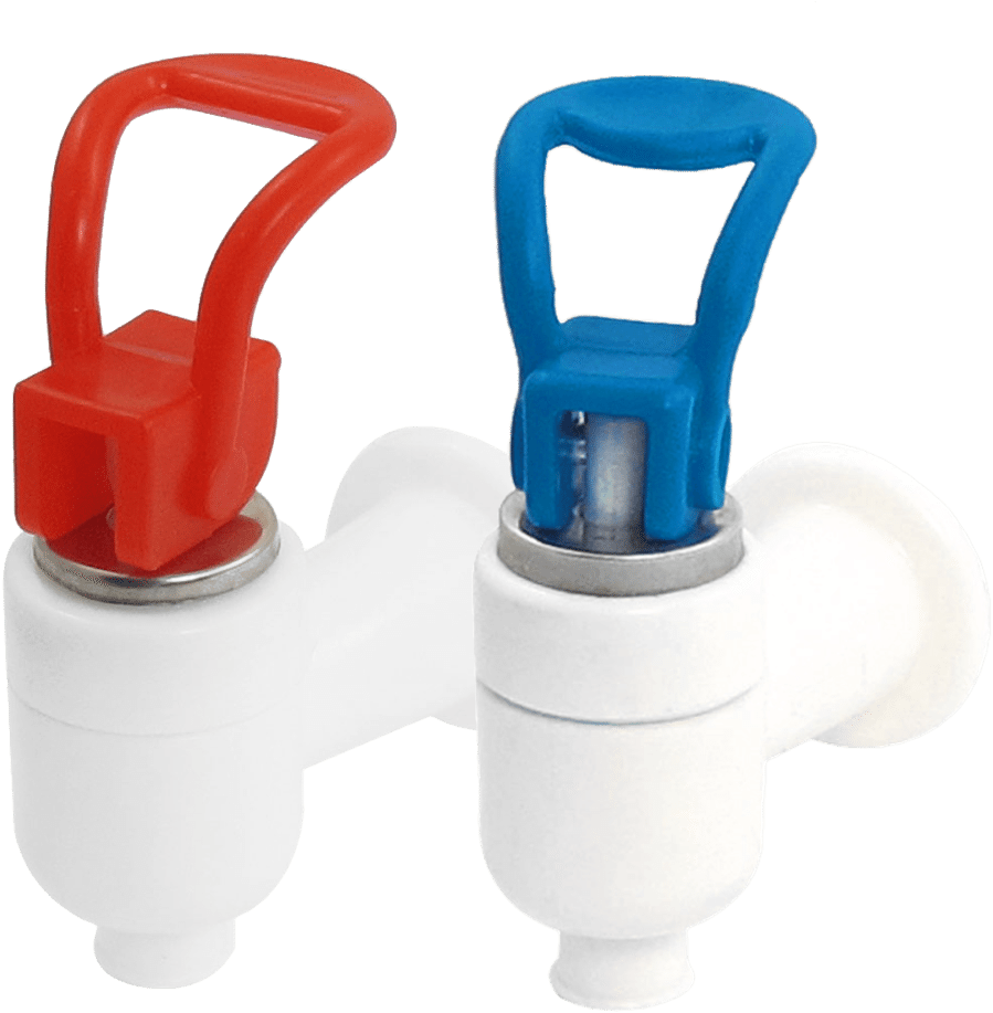 Dispenser Taps Set Red Blue Female Landmark - Blue Hand Push Hot Drink 9mm Exit Tap Faucet For Angel (1000x1000)