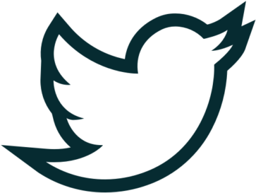 Twitter Logo Hd Black And White (365x365)