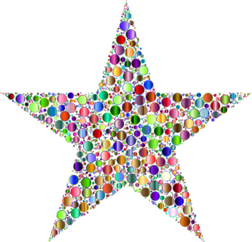 Circle Star Color Computer Icons Shape - Memes Da Derrota Do Pt (355x340)
