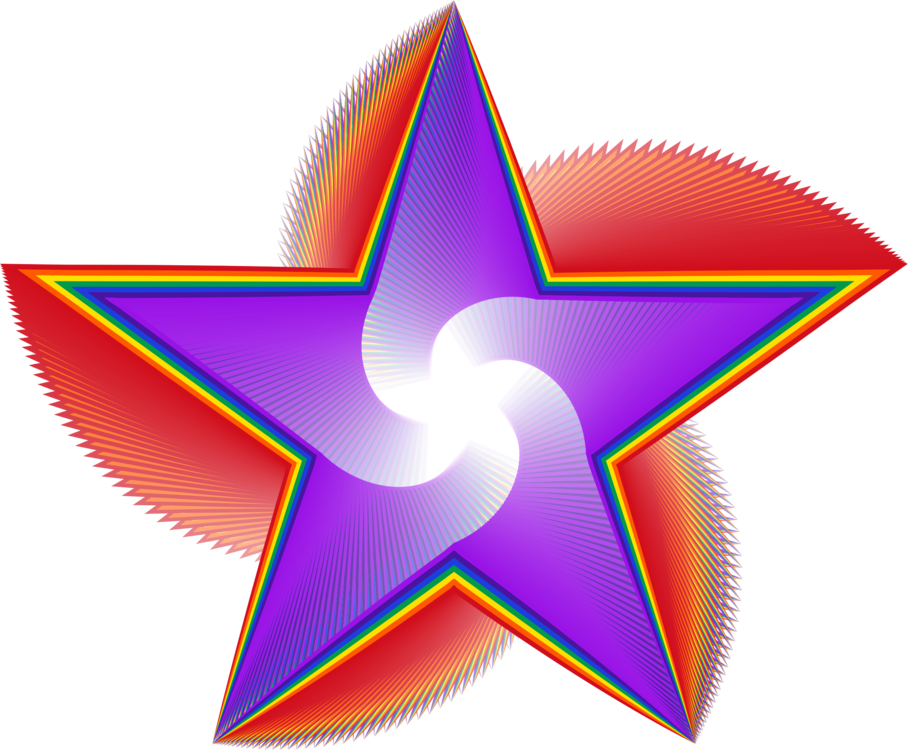 Abstract Art Line Art Geometric Shape - Bintang Warna Pelangi (908x750)