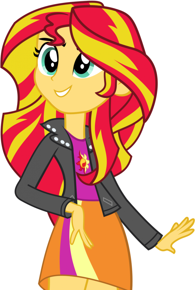 Sunset Shimmer Png Image With Transparent Background - My Little Pony Equestria Girl Rainbow Rocks Sunset (724x1024)