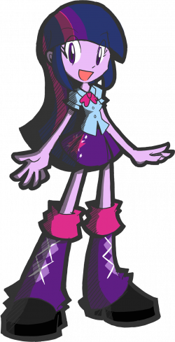 My Little Pony Equestria Girls Twilight Sparkle - Mlp Eg Rvceric (250x489)