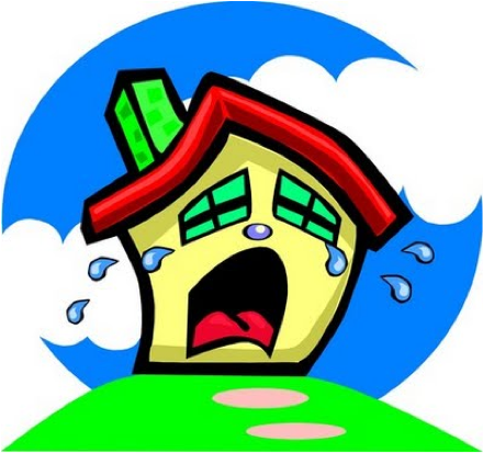 Personification - Run Down House Appeared Depressed (480x558)