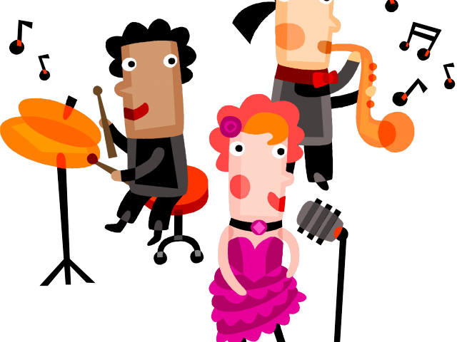 Show Clipart Transparent - Musical Performance Clip Art (640x480)