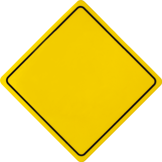 Square Sign Board - Imagem De Placa De Transito Desenhada (550x549)