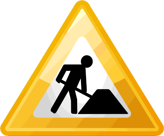 Caution - Under Construction Icon (650x541)