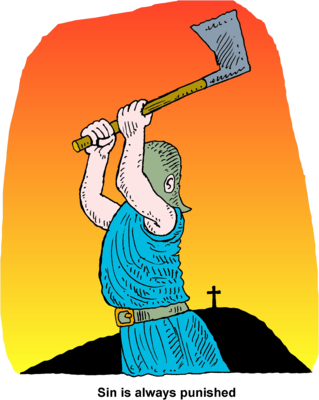 Always Punished Clipart - Illustration (319x400)