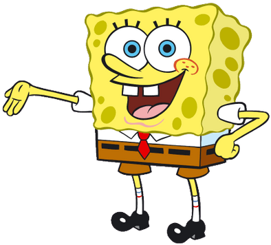 Spongebob Running Transparent Png Stickpng - Spongebob Squarepants (400x400)