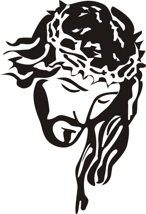 Why Did Jesus Not Sin - Jesus Black And White (493x720)