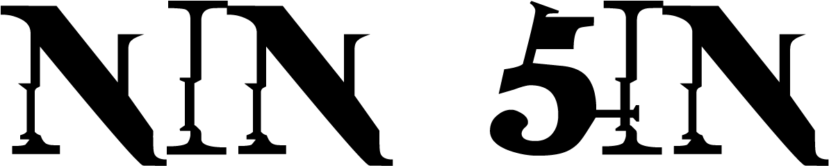 Nine Inch Nails 'sin' - Nine Inch Nails Logo Png (1200x300)