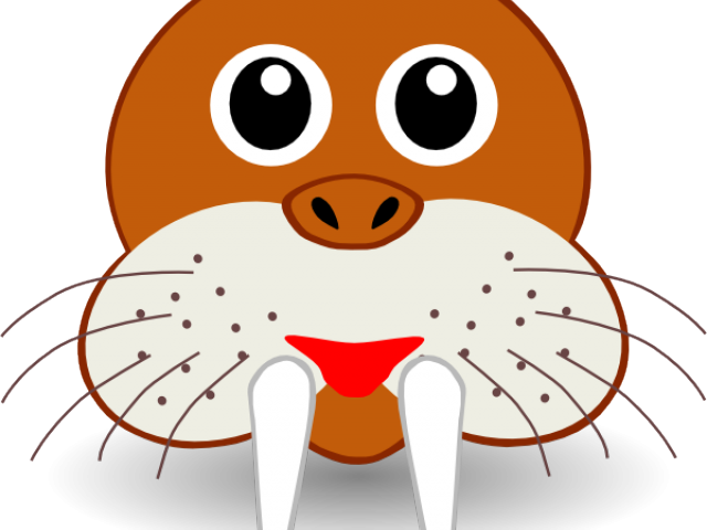 Head Clipart Walrus - Animal Head Clipart Png (640x480)