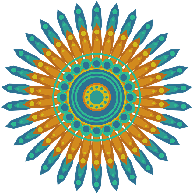 Mandala, Pattern, Circle, Geometric, Shapes, Abstract - Logo Sun Plaza Medan (640x640)