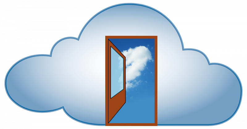 Developing A “cloud-first” Strategy Has Helped With - Open Door In Cloud (800x419)