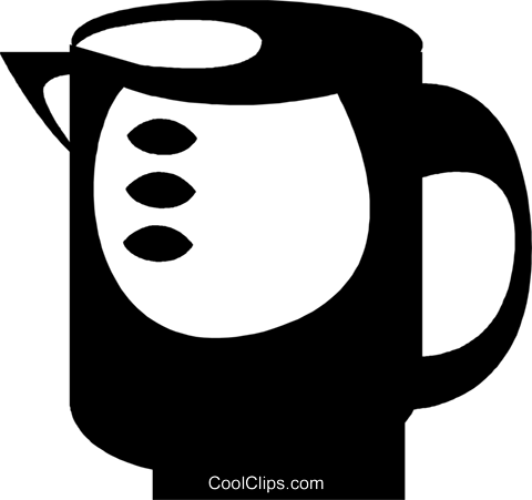 Measuring Cup Royalty Free Vector Clip Art Illustration - Measuring Cup Royalty Free Vector Clip Art Illustration (480x451)