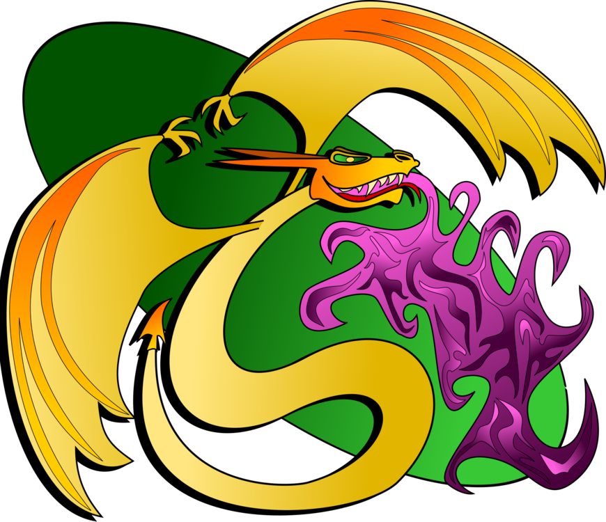 Dragon Serpent Legendary Creature Cartoon - Clip Art (870x750)