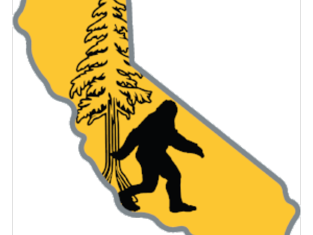 Bigfoot Clipart Transparent - Sticker (640x480)