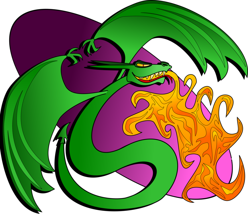 Dragon Tree Frog Monster Wyvern Fire Breathing - Dragon (870x750)