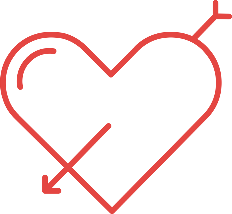 Drawing Coloring Book Heart Arrow Black And White - Drawing (816x750)