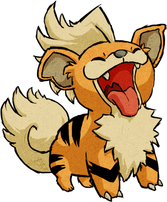 Wws By The Thginny Clip Art Royalty Free - Happy Growlithe (642x686)