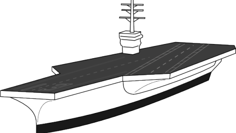 Graphic Freeuse X Carwad Net - Aircraft Carrier Clipart (480x272)