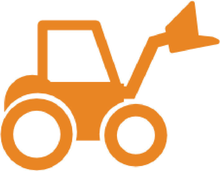 Buying Equipment - Front End Loader Clipart (740x678)