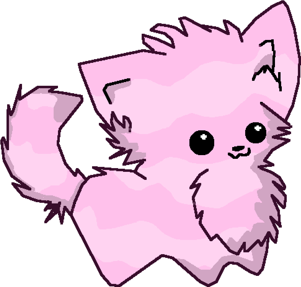 Pompom As A Actual Cat - Drawing (1400x1400)