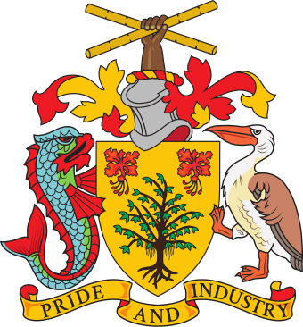 Type - Barbados Coat Of Arms (340x366)