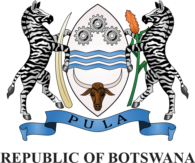 Coat Of Arms Parliament Of Botswana - Botswana Coat Of Arm (652x575)