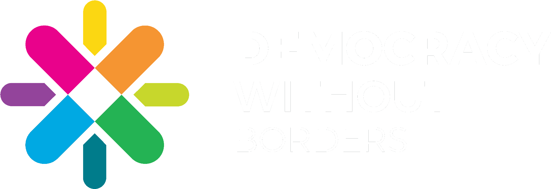 Right Clipart Parliamentary Democracy - Democracy Without Borders (2250x787)