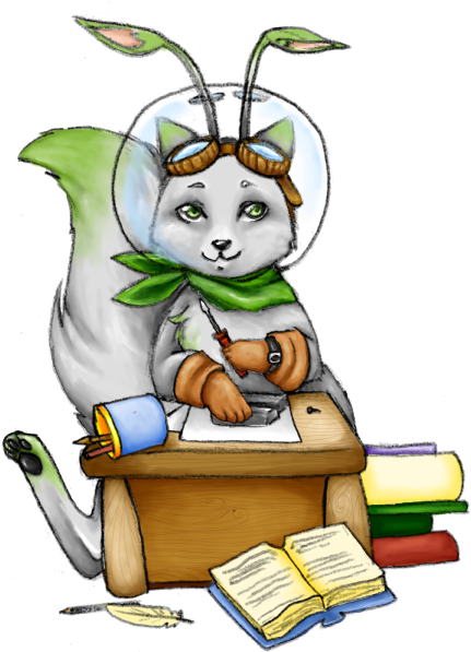 Litaz Is A Great Inventor Who Dreams On Creating A - Cartoon (474x600)
