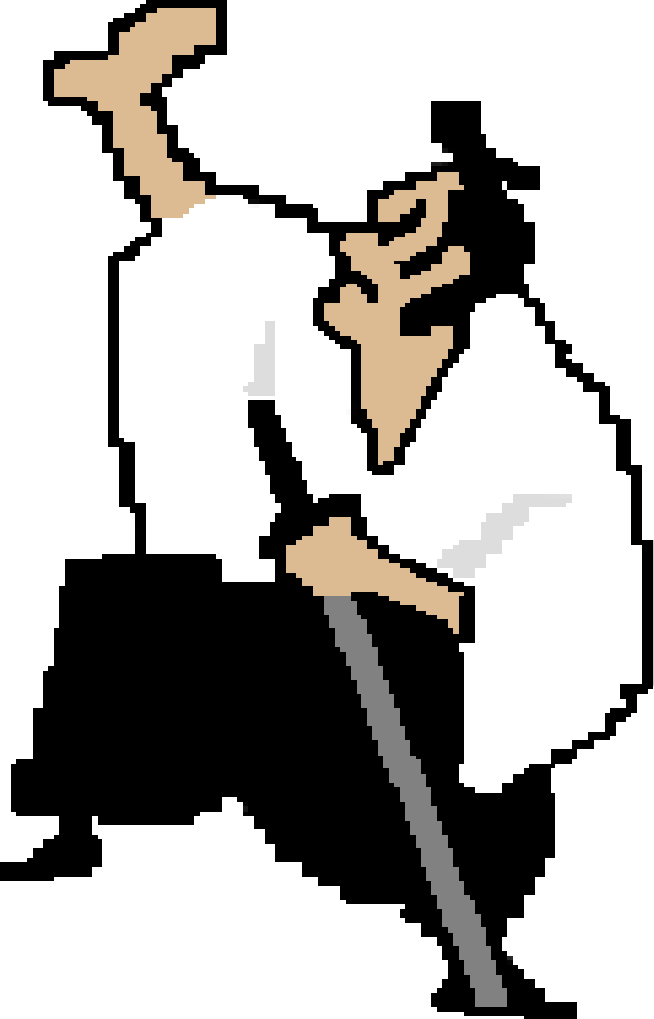 Samurai Clipart Historical - Wandering Samurai Rhythm Heaven (654x1019)