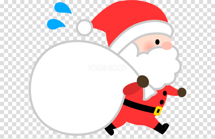 Dibujos De Sanra Claus De Navidad Clipart Santa Claus - Sticker Emoticon Facebook Png (900x580)