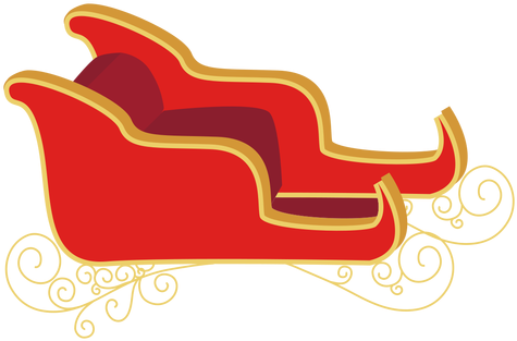 Santa Sleigh Png - Santa Sleigh Transparent Background (512x512)