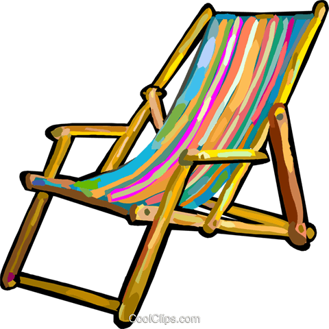 Patio Chair Royalty Free Vector Clip Art Illustration - Garden Furniture (480x480)