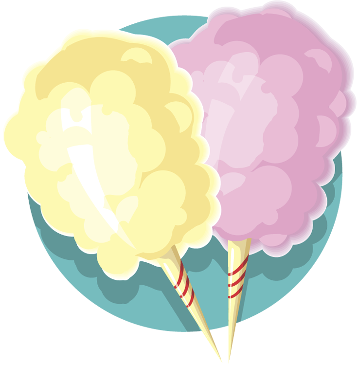 Cotton Png Image Hd - Cotton Candy Clipart Transparent (734x750)