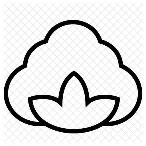 Cotton Flower Icon - Cotton (512x512)