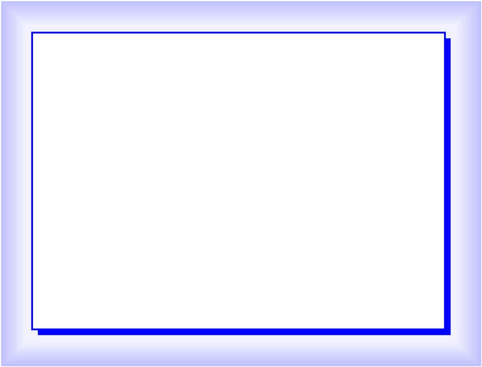 Blue Frame Png - Open Rate (1024x791)