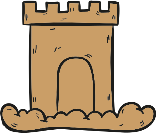Sand Castle Png File - Scalable Vector Graphics (512x512)