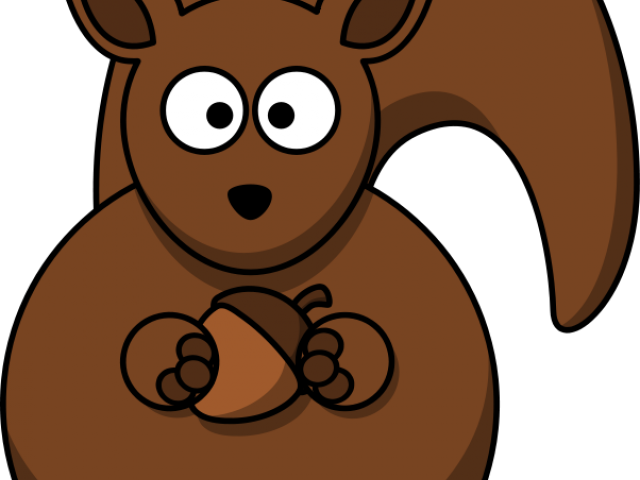 Animal Clipart Squirrel - Cartoon Squirrel (640x480)