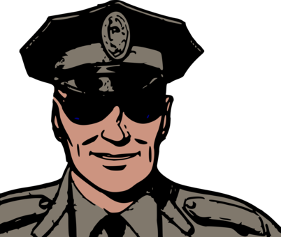 Police Officer Custodian Helmet Fire Police Download - Police Clipart (402x340)