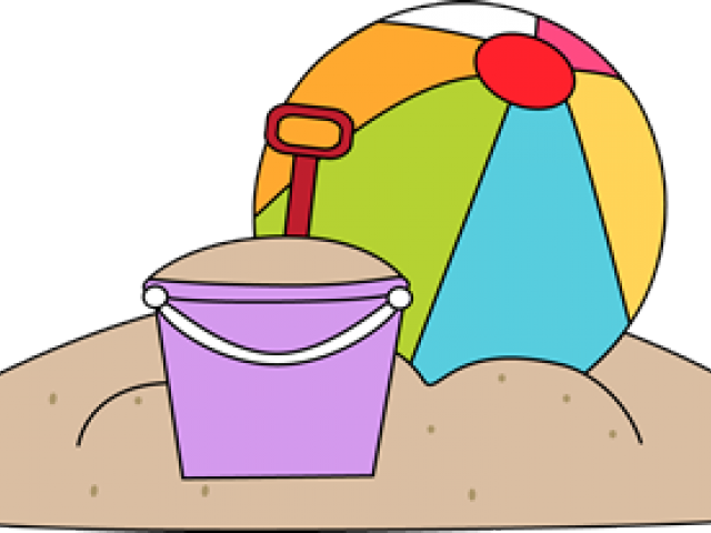 Sand Castle Clipart August - Transparent Beach Sand Bucket Clip Art (640x480)