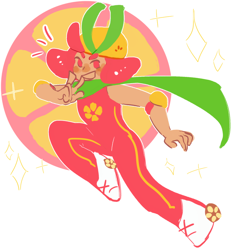 Grapefruit Cookie By Antonyator - Cartoon (868x921)