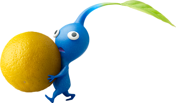 Blue Pikmin - Pikmin Blue (581x340)