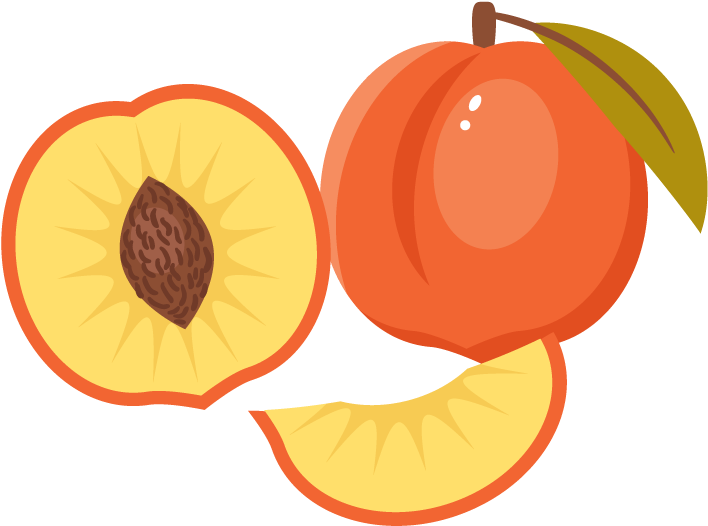How To Create A Peach Illustration In - Adobe Illustrator (850x708)