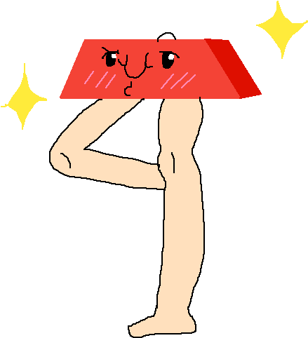 Trapezoid Akms With Legs - Cartoon (500x500)